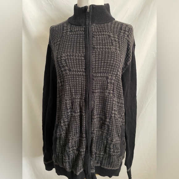 English Laundry houndstooth cardigan sz L - Picture 2 of 10